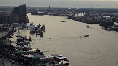 Screenshot of a webcam in Hamburg