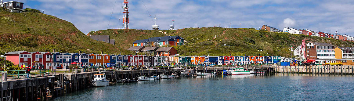 Hummerbuden auf Helgoland