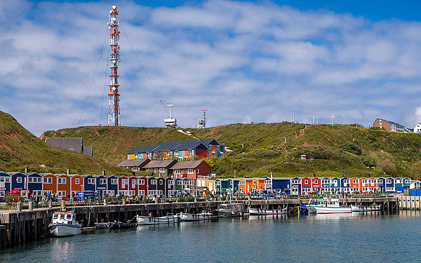 Hummerbuden auf Helgoland