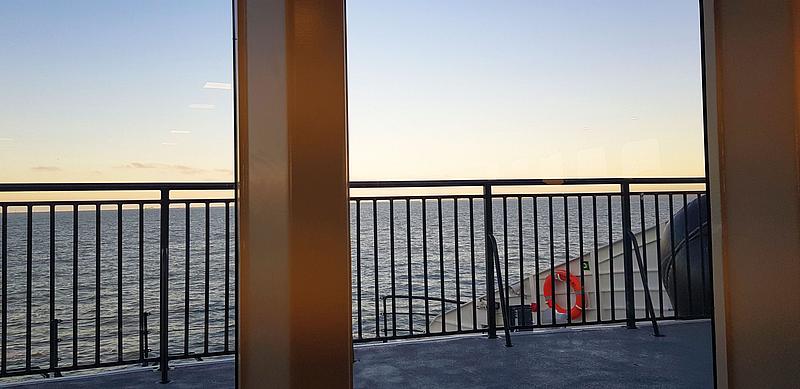 View at the VIP-Class balkony