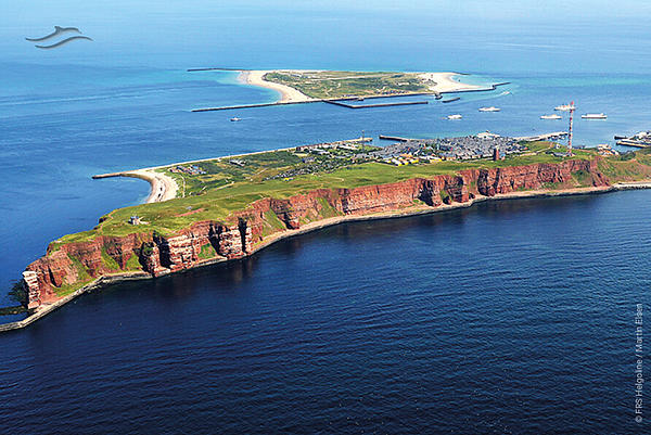 Aerial view on Heligoland