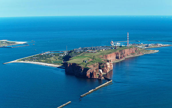 heligoland island from above