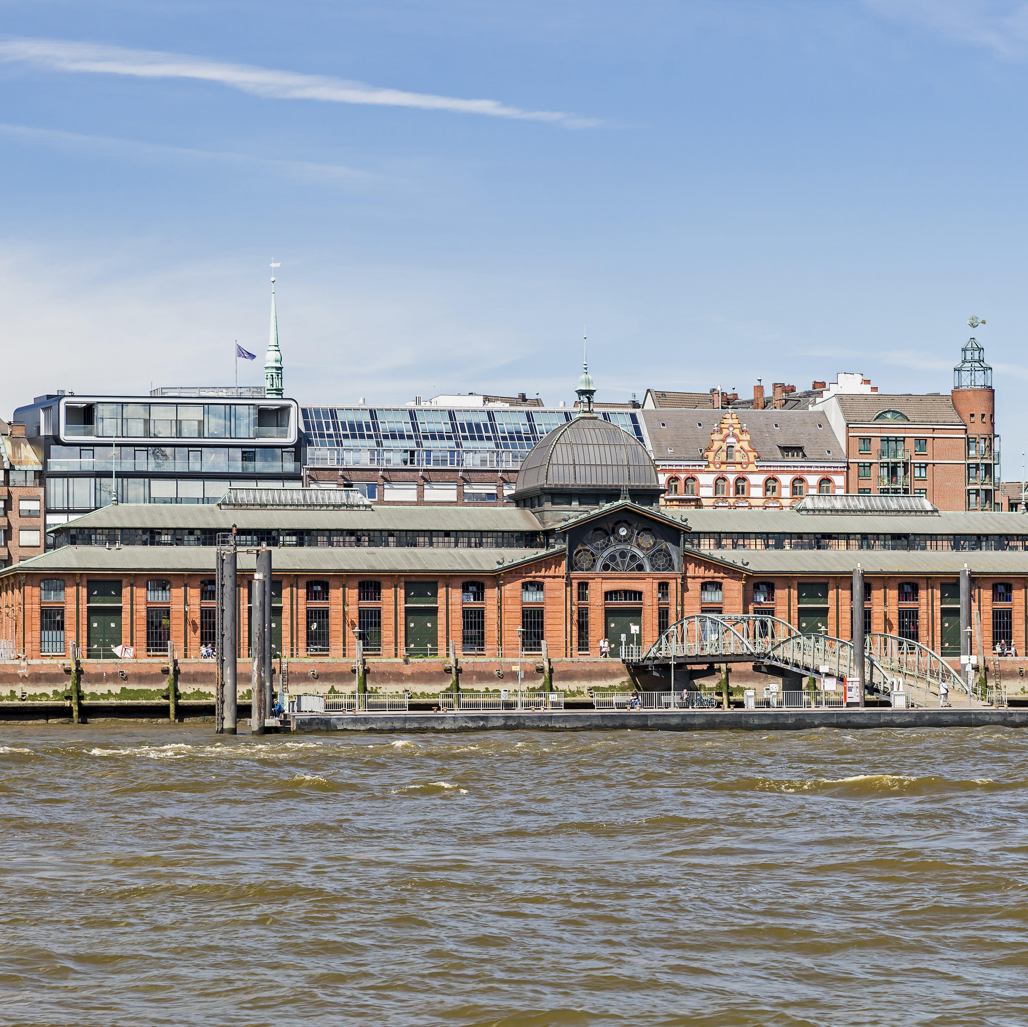 Der Fischmarkt in Hamburg.