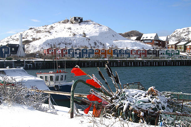 Heligoland in winter shot by marika richters